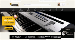 Desktop Screenshot of carneiromusic.com.br